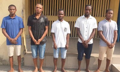 Five persons arrested over charges of multiple abduction, car theft and abuse of women