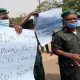 Pro-Governor Akeredolu protesters in Ondo State