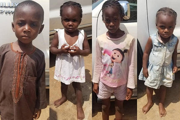 Children stolen by child traffickers