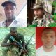 Four of the six slain Igbo Christian soldiers; namely: (1) Prince Ukwuoma (in Army uniform with rifle), (2) Ebube Isaiah (in Army uniform with rifle), (3) Moses Anyim (in civilian cap) and (4) Godwin Uchendu (in passport)