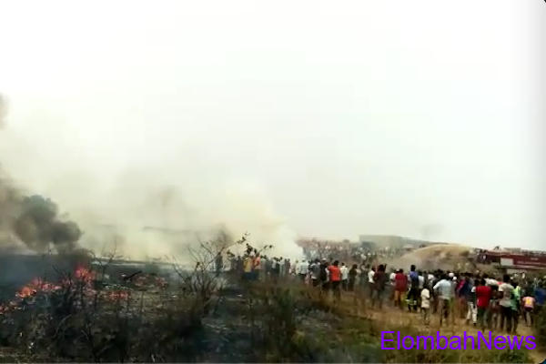 NAF plane crashes in Abuja