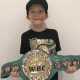 Young Bridger Walker endows with WBC Belt for saving little sister from an aggressive dog