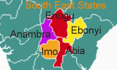 South East States of Nigeria