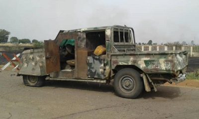 ISWAP terrorists abandoned this Armoured Personnel Carriers