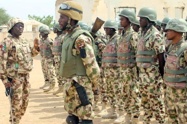 Joint Police Army squad fighting Boko Haram terrorists