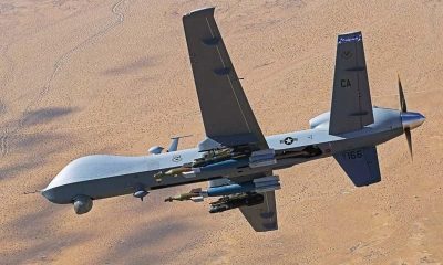 Armed military drone