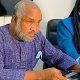 National Coordinator of Human Rights Writers Association of Nigeria (HURIWA), Comrade  Emmanuel Onwubiko, during a press briefing