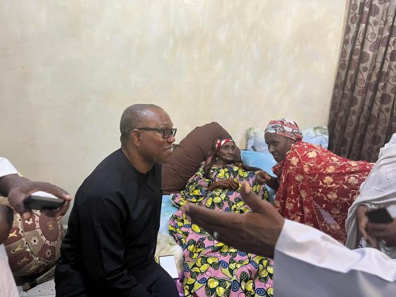 Peter Obi visit the Mother of the Yar'aduas