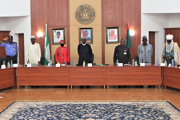 FCT Security Committee meeting held on Thursday, 28th July, chaired by FCT Minister, Malam Muhammad Musa Bello