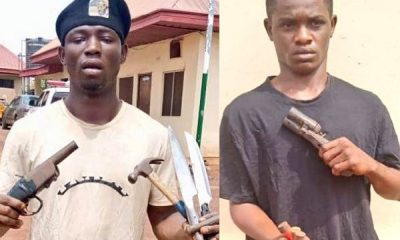 Arrested armed robbers