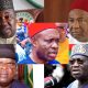 South East Governors - Ugwuanyi Ifeanyi, Hope Uzodinma, David Umahi, Okezie Ikpeazu, Charles Soludo