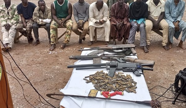 Police parade suspected criminals in Zamfara State
