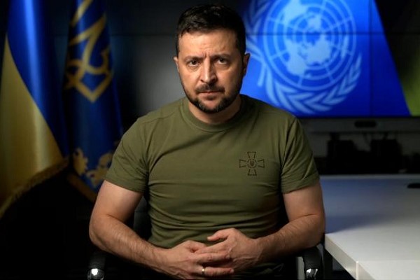 Ukrainian President Volodymyr Zelensky