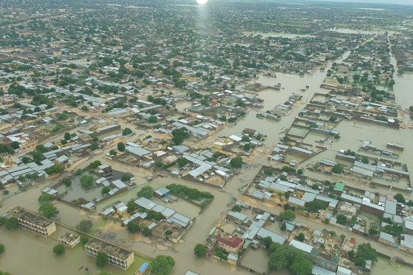 FACT FILE: A flooded area in Bayelsa State in 2022