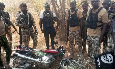Operatives of the Nigerian Army in Borno State