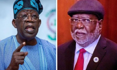 President Bola Ahmed Tinubu / Chief Judge of Nigeria (CJN), Justice Olukayode Ariwoola
