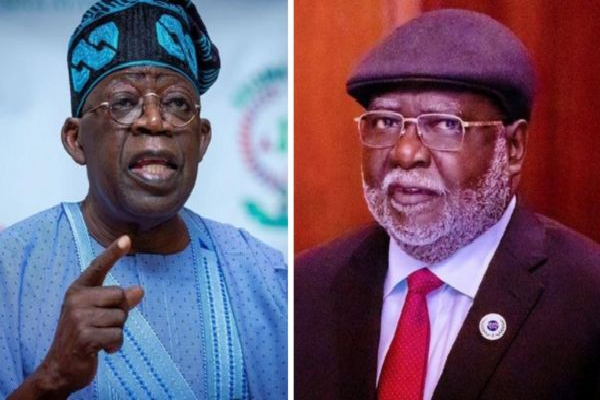 President Bola Ahmed Tinubu / Chief Judge of Nigeria (CJN), Justice Olukayode Ariwoola