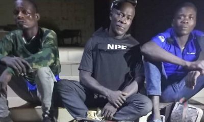 Arrested criminal gang of kidnappers in Anambra State