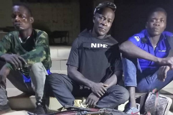 Arrested criminal gang of kidnappers in Anambra State