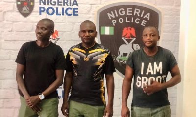 Sacked Inspr. Dahiru Shuaibu, Sgt. Abdullahi Badamasi, and Sgt. Isah Danladi