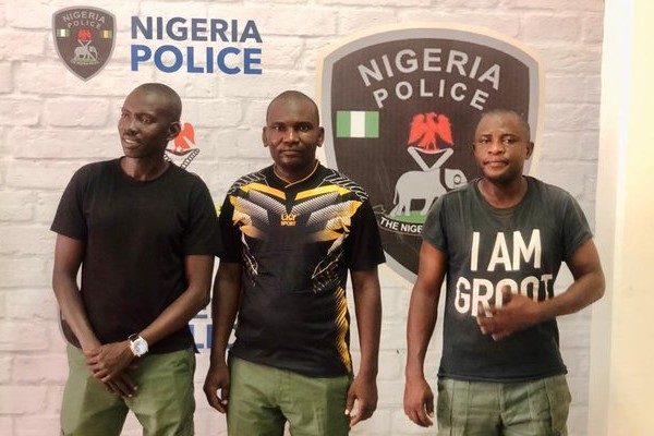 Sacked Inspr. Dahiru Shuaibu, Sgt. Abdullahi Badamasi, and Sgt. Isah Danladi