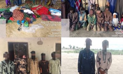 Surrendered Boko Haram members