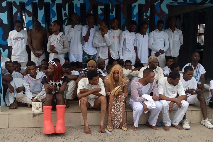 Gays arrested during a marriage in Delta State