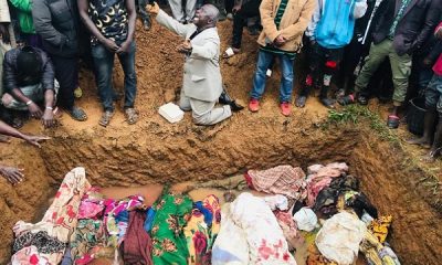 The interment of 21 peasants murdered this morning around 2:00 am. In Batin village , Barkin Ladi. Rev Ezekiel Dachomo is bawling his eyes out. Look at that pitiful rain-soaked grave, they don’t have money for coffins. Our security alert notified Operation Safe Haven this attack was coming 4+ hours earlier. An undisclosed number of military showed up within 15 minutes. There was a furious fire fight for 3 hours. But did the soldiers actually shoot at the attackers or was it a ruse??? There were No terrorist killed or wounded. The army usually sends a paltry number of riflemen to face sometimes hundreds of Fulani terrorists. The evidence we have suggests they don’t fire their rifles at the terrorists.” - Confidential source
