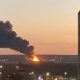 Drones set Rurrian airport on fire in pre-dawn attack blamed on Ukraine