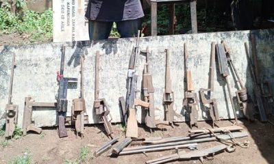 Army bust gun manufacturing syndicate, recover weapons, combat gears, ammunition