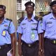 The three Police officers that rendered escort to the the Adamawa State president of the student union