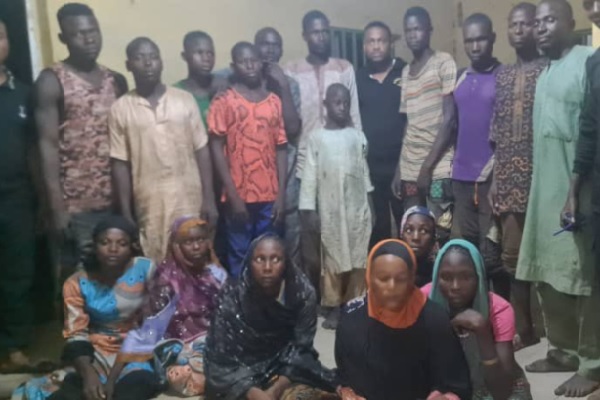Rescued kidnap victims