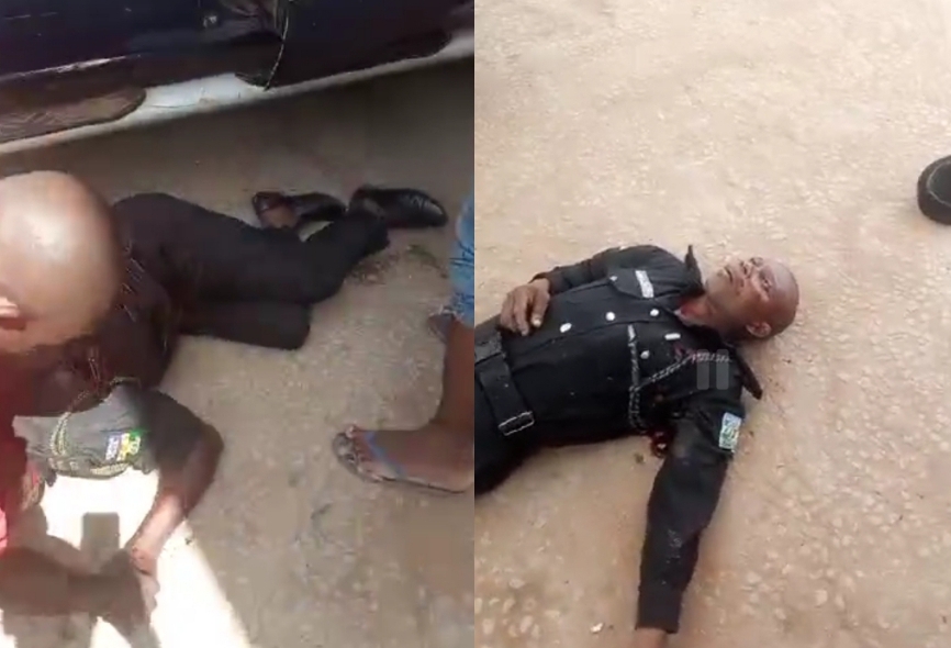 Two police officers killed by gunmen