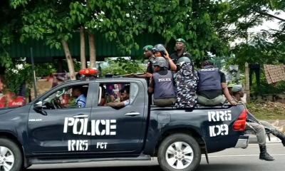 Nigeria's police personnel on patrol