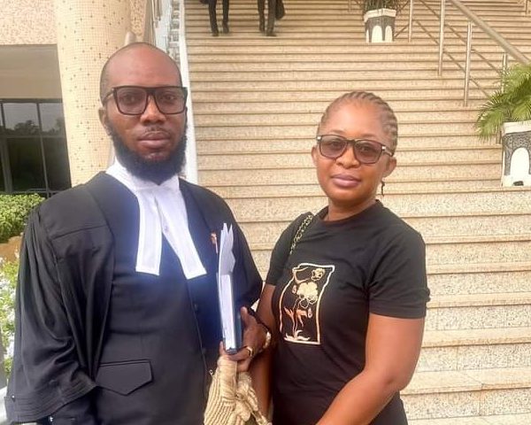 Barrister Inibehe Effiong with Chioma Okoli