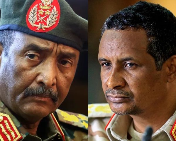 Abdel Fattah al-Burham versus Mohamed Hamadan “Hemedti” Dagalo both of Sudan