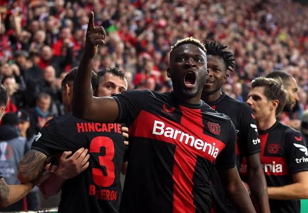 Ecstasy for Nigeria’s Boniface as Bayer Leverkusen win first ever Bundesliga title