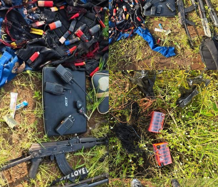 Items recovered from ESN camp in Imo