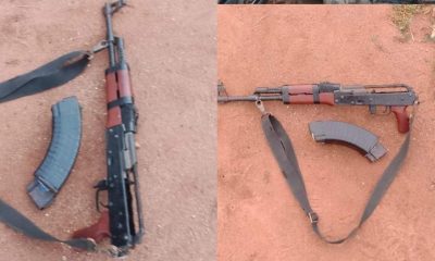 Weapons recovered from ESN fighters