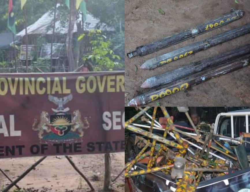 Items recovered from ESN camp