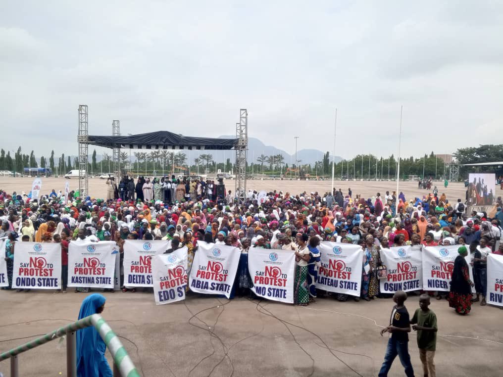 Confusion as “say no to protest” protest erupts in Nigeria