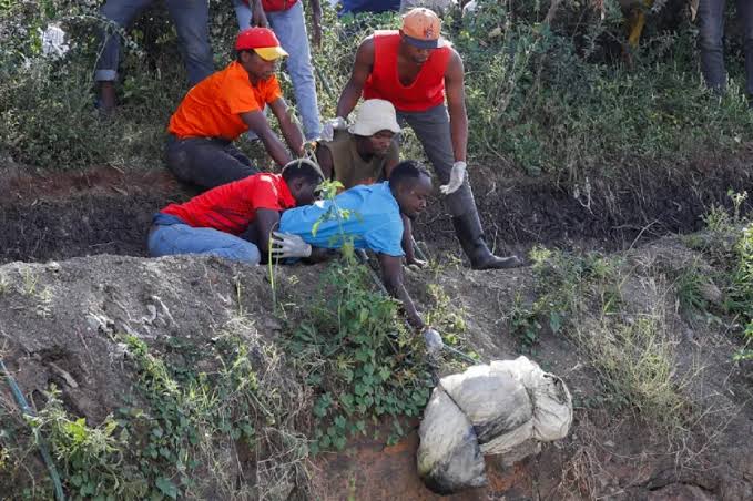Dead body in Kenya quarry