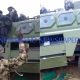 Moment bandits captured military APC