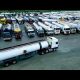 NNPC trucks queuing to lift PMS from the Dangote Refinery, much to the chagrin of marketers