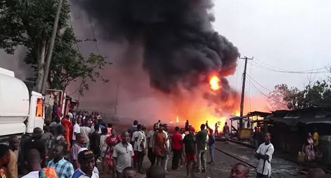 Scene of tanker explosion in Jigawa
