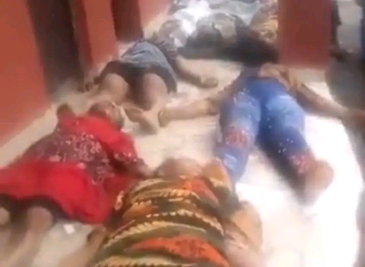 Some dead victims of the Okija stampede