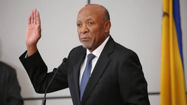 Outgoing president of Namibia, Mbumba