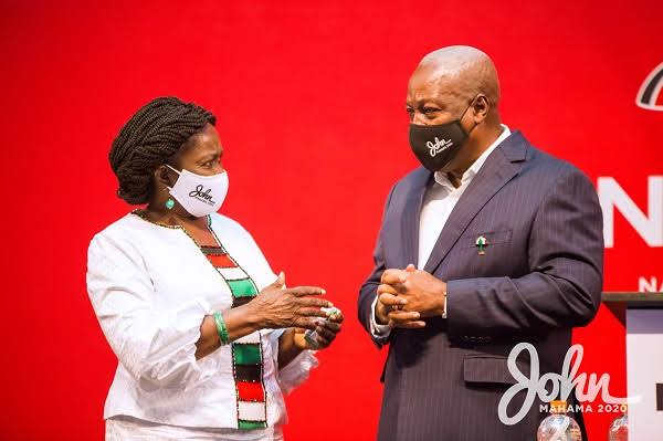 Mahama and Opoku-Agyemang: hoping to reset Ghana