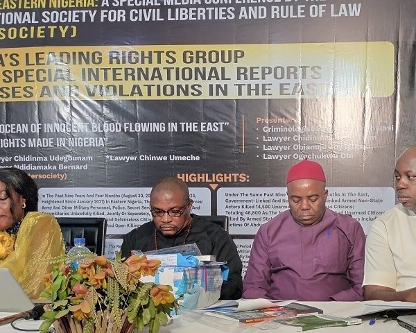 Intersociety presenting damning report against the Nigerian Army, Police, others
