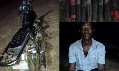 Bike, guns and suspect arrested during raid by Anambra security network